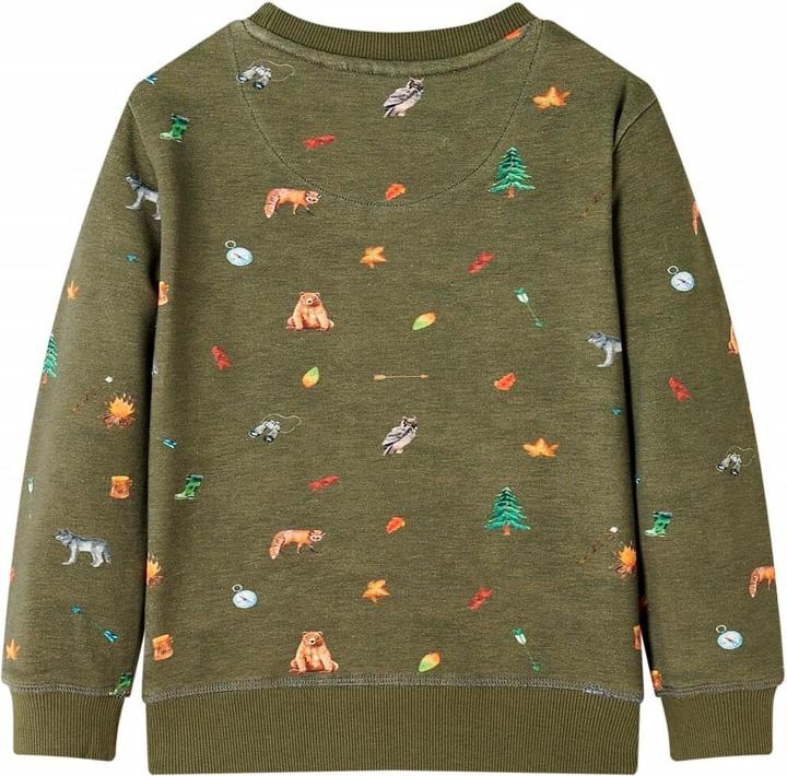 Image du produit VidaXL Sweatshirt enfant kaki 116,Composition : 95% coton. 5 (116)
