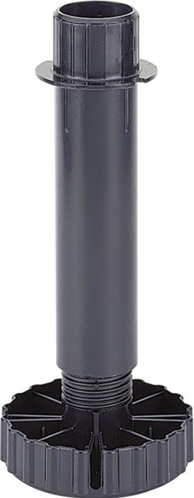 Produktbild Hettich Korrekt Sockelverstellfuss verstellbarer Sockelfuss H 80mm ø 35mm schwarz (100 Stück)
