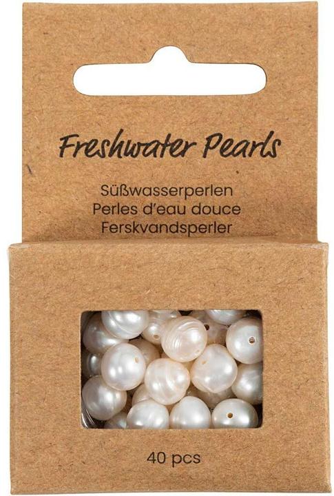 Produktbild Creativ Company Perlen-Set Süsswasserperlen 4 mm, Packungsgrösse: 40