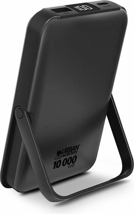 Productafbeelding Urban Factory WIFI MAGNEE POWERBANK 10.000MAH ZWART (10000 mAh, 15 W, 37 Wh)