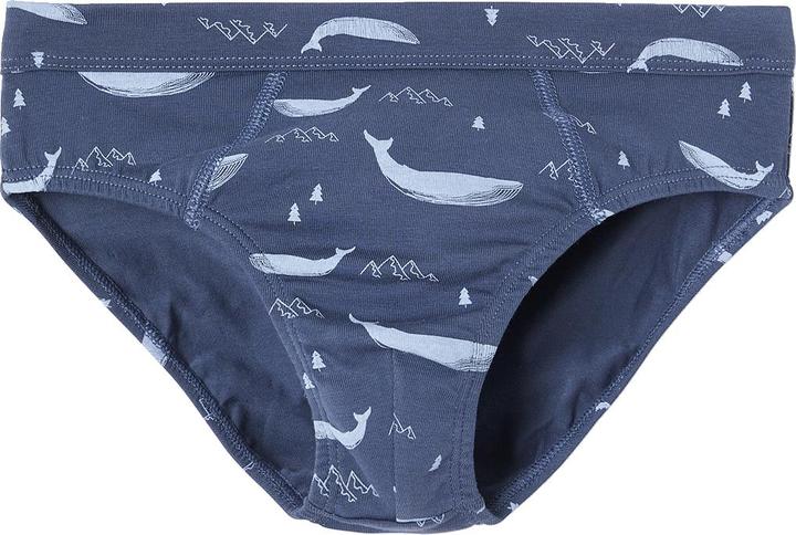 Vertbaudet 7er-Pack Jungen Slips mit Bio-Baumwolle, Wale