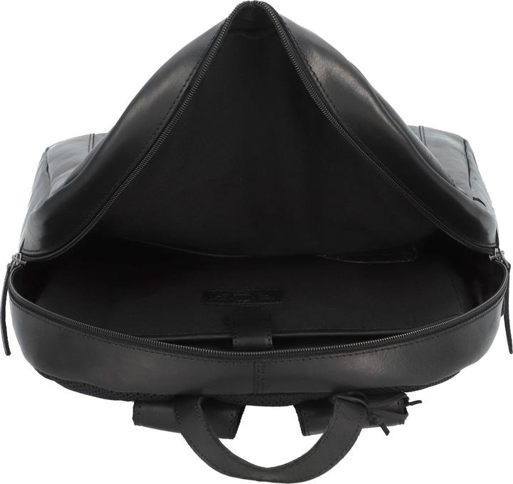 Image du produit Greenburry Pure Black Sac à dos en cuir 46 cm pour ordinateur portable (13 l)
