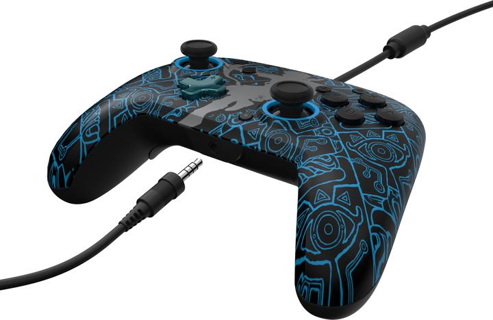 Actual product image PDP REMATCH GLOW Controller & Travel Case GLOW Bundle: Sheikah Shoot, For Nintendo Switch, Nintendo Swit (Switch OLED, Switch)