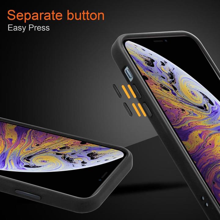 Produktbild Cadorabo Hybrid Matt Cover (Apple iPhone XS Max)