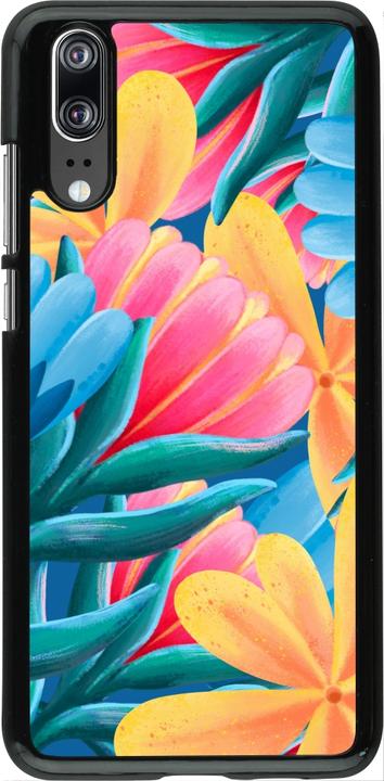 Produktbild PhoneLook Hülle Spring 23 colorful flowers (Huawei P20)