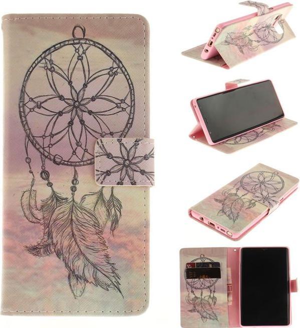 Produktbild Leder Bookcover Hülle mit Muster (Samsung Galaxy Note 8)