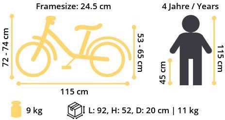 Produktbild Bikestar Hardtail Mountainbike (16")