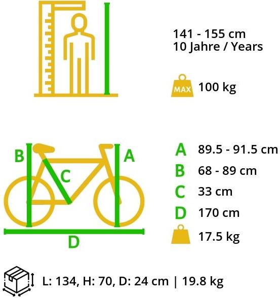 Produktbild Bikestar Mountainbike (33 cm)