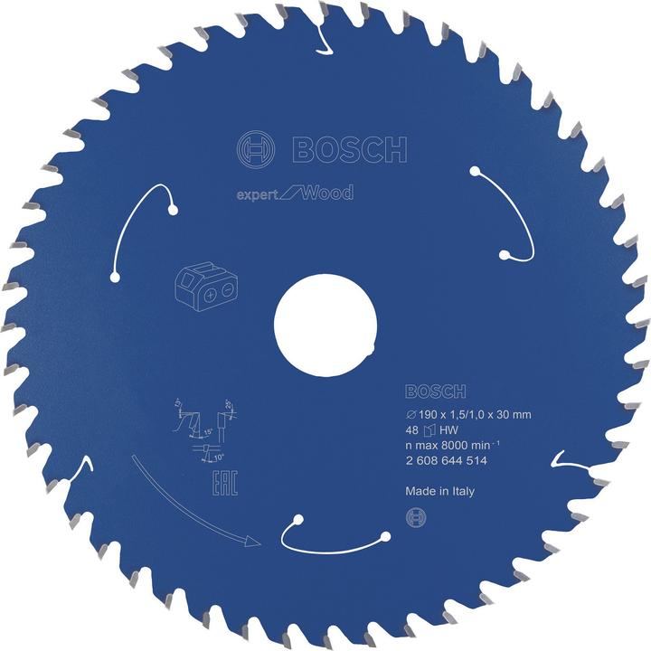 Bosch Professional Zubehör Cirkelzaagblad voor accuzagen Expert for Wood