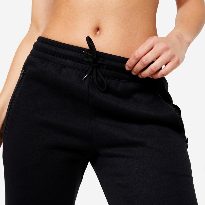 Actual product image Domyos Jogging trousers ladies slim - black (W26/L30)