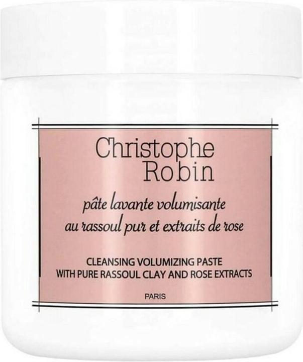 Christophe Robin Pâte Lavante Volumisante au Rassoul Pur et Extraits de Rose (250 ml, Flüssiges Shampoo)