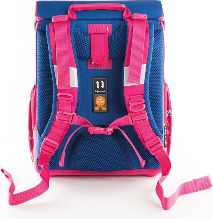 Produktbild EberhardFaber Schulthek-Set EFAlino Schmetterling 4-teilig, Blau/Rosa (18 l)