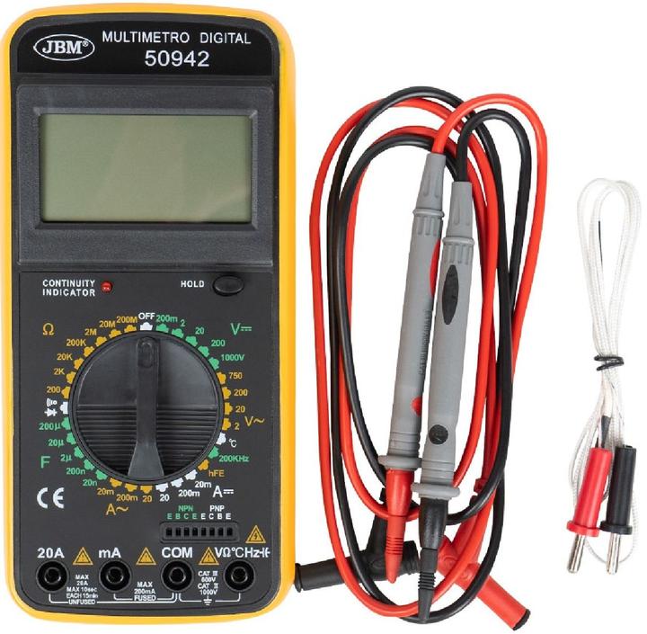 Produktbild Digitales Multimeter 20A max, -40°C /1000 °C