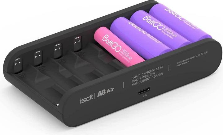 Actual product image Isdt A8 Air (1 pcs., AA, HR03, Chargers without battery)