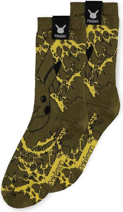 Difuzed Pokemon Socken 2er-Pack Pikachu 43-46 (2er Pack, 43 - 46)