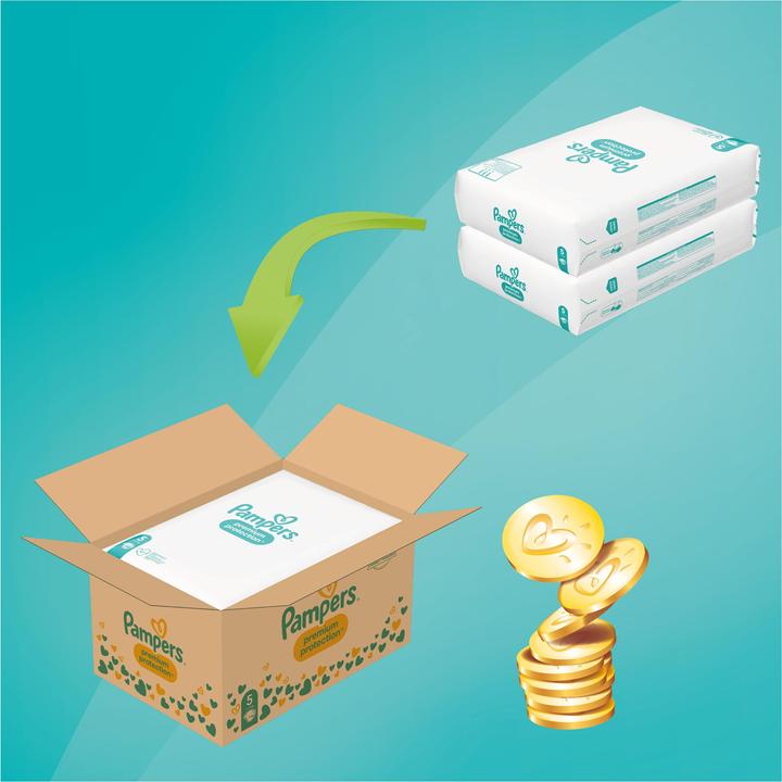 Produktbild Pampers Premium Protection (Gr. 5, Monatsbox, 136 Stück)