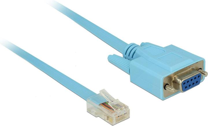 Actual product image Delock RS-232 to RJ-45 console cable (1 m, Flat ribbon cables)