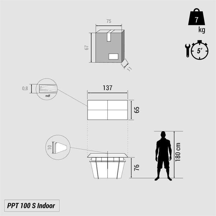 Produktbild Pongori PPT 100 INDOOR