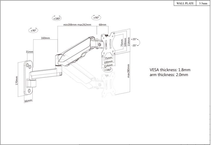 Actual product image Manhattan Single (Wall, 32")