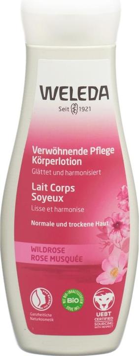Image du produit Weleda Lotion de soin apaisante à la rose sauvage (Crème pour le corps, 200 ml)