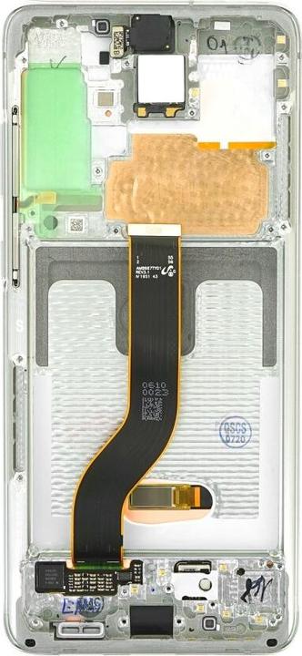 Image du produit Samsung Unité d'affichage + cadre G985F / G986B Galaxy S20 + / 5G cloud white GH82-22134B (Écran, Galaxy S20+, Galaxy S20+ 5G)