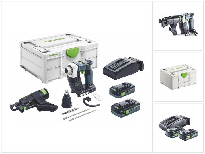 Image du produit Festool DURADRIVE DWC 18-4500 HPC 4,0 I-Plus Visseuse pour plaquiste sans fil, sans balai, 14 Nm 18 (Fonctionnement sur batterie)