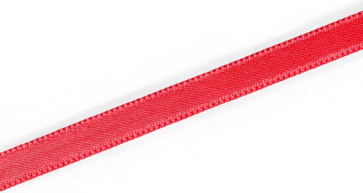 Actual product image Prym Satin ribbon, shiny on both sides, dark red 6 mm, coupon 4 m, 100 % PES