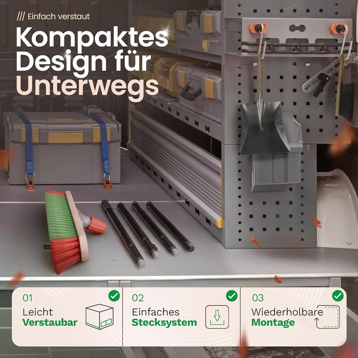 Produktbild Novaliv Gartenbesen Elaston 40 cm Besenkopf Elaston Borsten Ideal als Besen draussen Strassenbesen Har (1 Stk.)