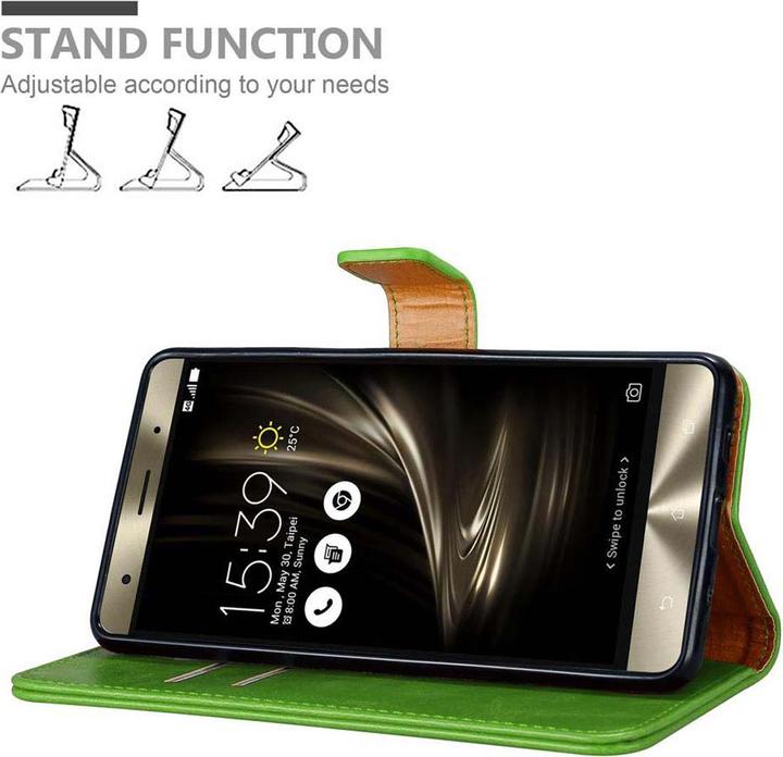 Produktbild Cadorabo Book Luxury Cover (Asus Zenfone 3 Deluxe)