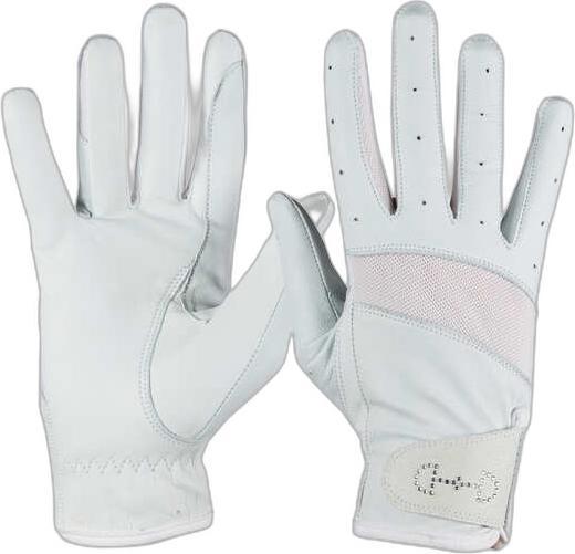 Horze Reithandschuhe aus Leder und Mesh, Damen (10)