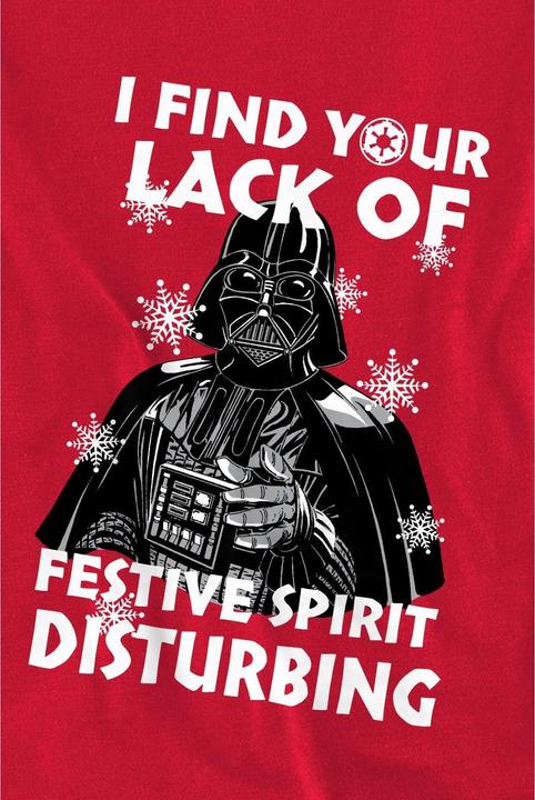 Immagine prodotto Star Wars Lack Of Spirit Felpa Natale Darth Vader Adulto Unisex (L)