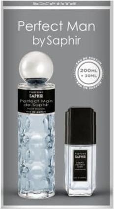 Actual product image Saphir PERFECT MAN LOT 2 pcs (Eau de toilette, 200 ml)