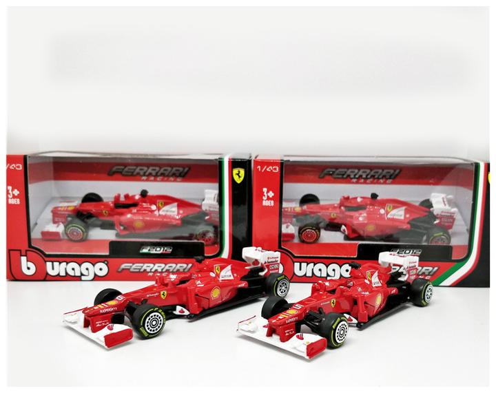Image du produit Bburago 18/46800 F2012 Felipe Massa #6 rouge Official Ferrari échelle 1:32 métal dans boîte acrylique