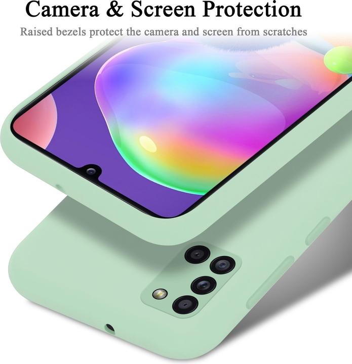Actual product image Cadorabo TPU Liquid Silicone Case Cover (Samsung Galaxy A31)