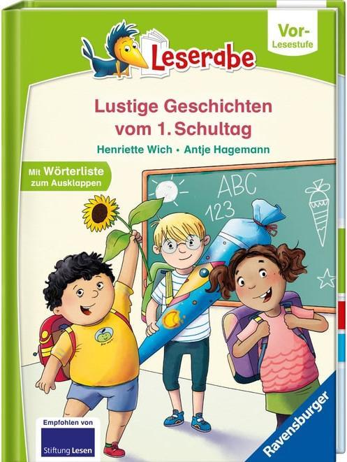 Produktbild Ravensburger Geschichten vom ersten Schultag - lesen lernen mit dem Leserabe - Erstlesebuch - Kinderbuch ab 5 (Deutsch, Henriette Wich, Antje Hagemann, 2024)