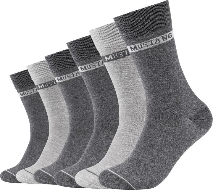 Actual product image Mustang Men true denim organic cotton socks 6p (pack of 6, 39, 42)