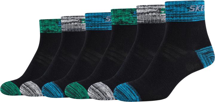 Immagine prodotto Skechers Ragazzi Mesh Ventilation Quarter 6p (confezione da 6, 27, 30)