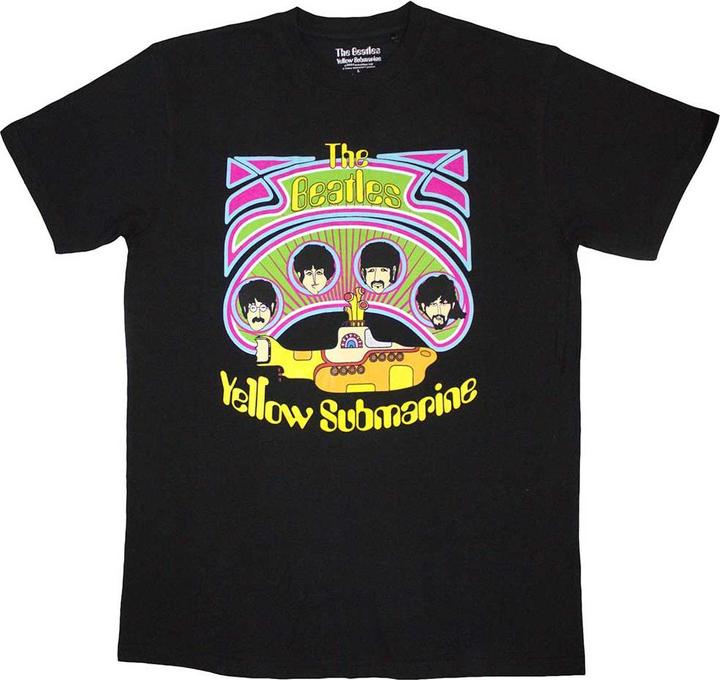 The Beatles Yellow Submarine Heads in Circles v2