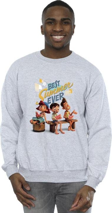 Actual product image Disney Mens Luca Best Summer Ever Sweatshirt (XXL)