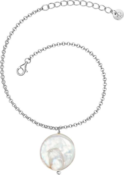 Glanzstücke München Damen Sterling Silber Süsswasser-Zuchtperle silber - 28499 (17 cm, Sterling Silber)