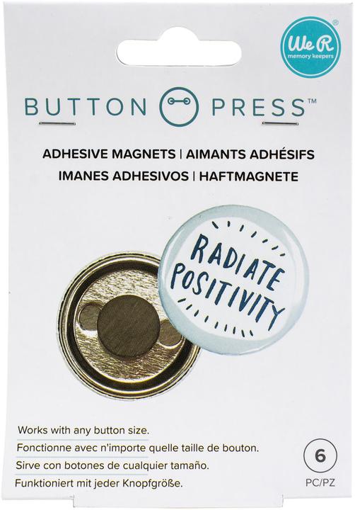 Actual product image We R Memory Keepers Button Press (6 x)