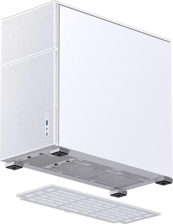 Actual product image Jonsbo D41 MESH White (mATX, DTX, Mini-ITX, ATX)