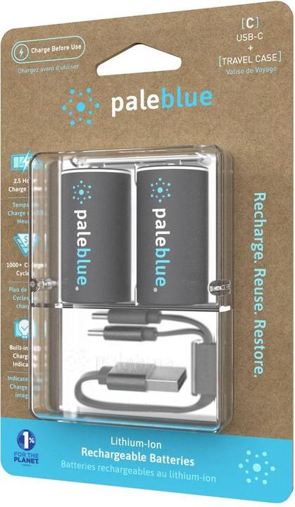 Image du produit Pale Blue Battery C (2 pcs, C, 2800 mAh)