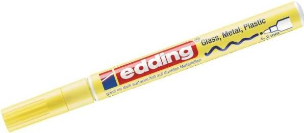 Image du produit Edding 751 - Marqueur à peinture (Jaune, 1 mm, 10 x)