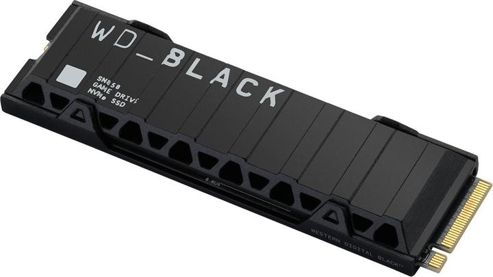 Actual product image WD Black SN850 with heatsink (1000 GB, M.2 2280)