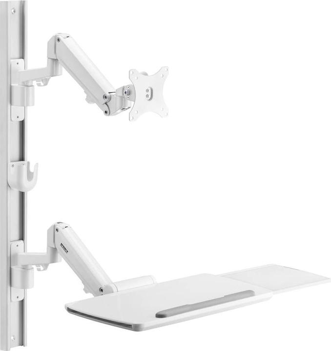 Produktbild SpeaKa Professional SP-MM-960 1fach Monitor-Wandhalterung 43,2cm (17/ ) - 109,2cm (43/ ) Weiss Höh (Wand, 42.99")