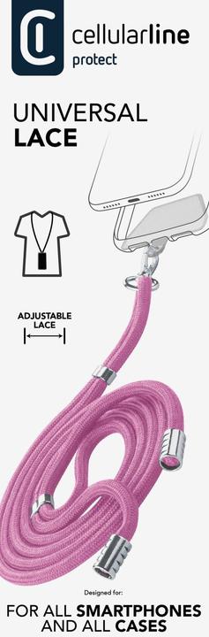 Produktbild Cellularline Universal Neck Lace für Handy pink