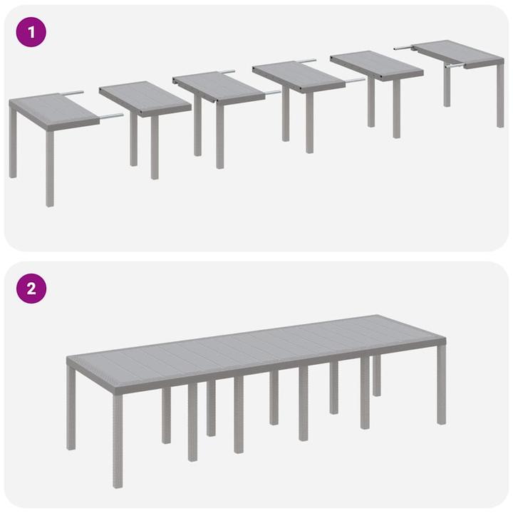 Immagine prodotto VidaXL Set da pranzo per esterni (100 cm)