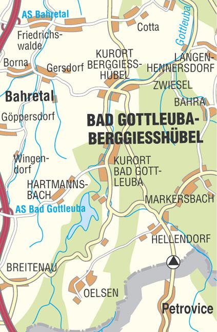 Produktbild Bad Gottleuba-Berggiehbel und Umgebung 1 : 20 000
