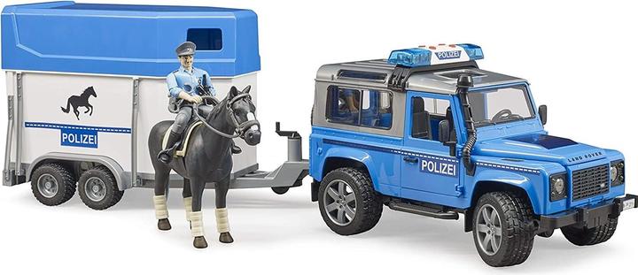 Actual product image Bruder Land Rover Defender police vehicle